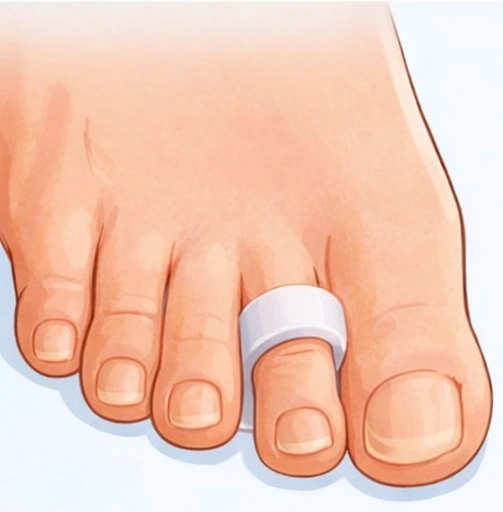 Hammer toe silicone spacer